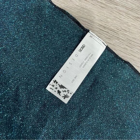 ASOS glitter  blue swim cover up glitter sparkle - Picture 7 of 7